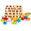 Hape Wooden Alphabet Educational Learning Puzzle for Kids Ages 3+ - 3 of 4