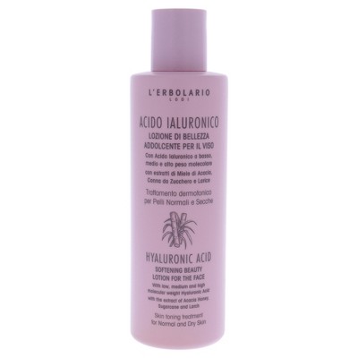 L'Erbolario Hyaluronic Acid Softening Beauty Lotion - Acne Treatment - 6.7 oz