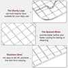 Unique Bargains 304 Stainless Steel Roasting BBQ Grill Net 1 Pc - 4 of 4