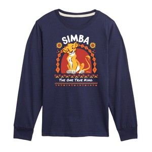 Boys' - Disney - Simba Long Sleeve Graphic T-Shirt - 1 of 4