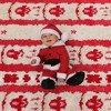 Rubie's Fleece Santa Costume With Belt Newborn - 3 of 4