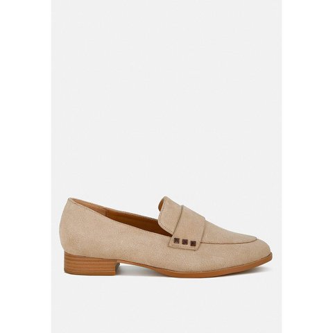 Женские туфли Rag & Co Womens Studded Suede Loafers 9
