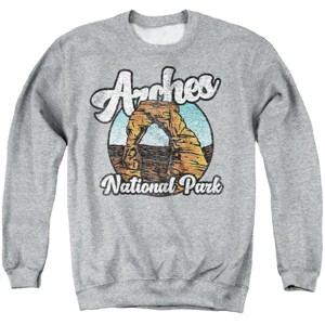 Men's Arches National Park Vintage Crewneck Sweatshirt - 1 of 4