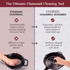 Cuisinel Cast Iron Chainmail Scrubber & Pan Scraper - Stainless Steel/Silicone Cleaner for Skillets & Pots, Ergonomic, Easy to Use, Dishwasher Safe - 3 of 4