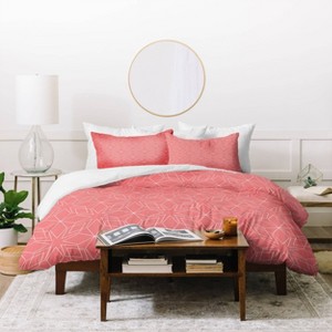 Mirimo Celebration Coral Duvet Set - Deny Designs - 1 of 4