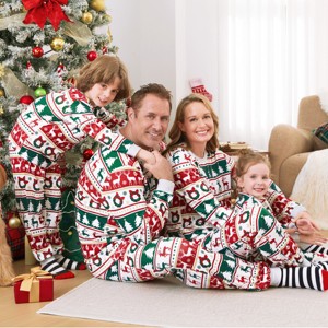 PATPAT Christmas Family Matching Pajama Sets Includes Christmas Socks - Perfect for Family Photos & Holiday Celebrations - 1 of 1