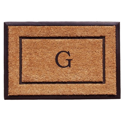Calloway Mills 101631830G The General Monogram Doormat 18 In. x 30 In. Letter G