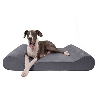 Available in Multiple Colors & Styles Furhaven Pet Dog Bed Orthopedic Ergonomic Luxe Lounger Cradle Mattress Pet Bed w/ Removable Cover for Dogs & Cats 