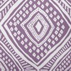 18"x18" L'il Diamond Jill Square Throw Pillow Purple - e by design: Modern Indoor Decorative Cushion - 2 of 3