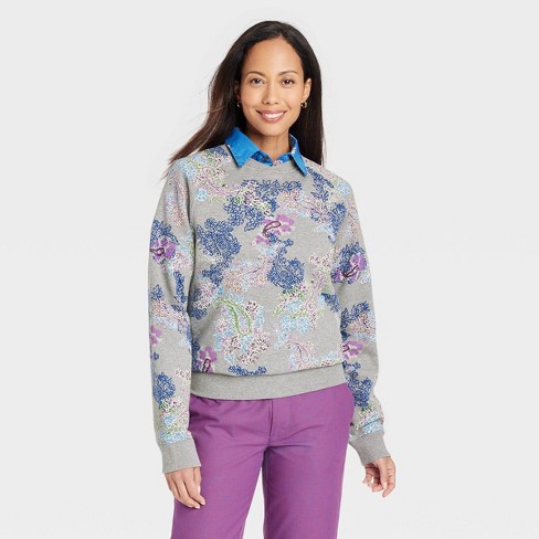 Lauren Ralph Lauren Plus Size Paisley Knit Short-Sleeve Top and