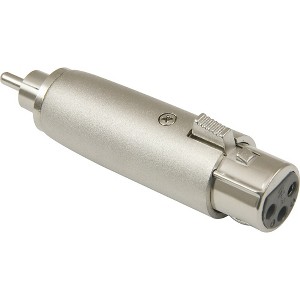 American Recorder Technologies XLR Female to RCA Male Adapter Nickel - 1 of 1