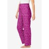 Dreams & Co. Women's Plus Size Knit Sleep Pant - 4 of 4