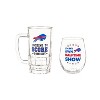 Evergreen Buffalo Bills, Stemless 17OZ Wine & Beer 16 OZ Gift Set - 3 of 4