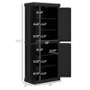 72" Kitchen Cabinet, Pantry Storage Cabinet with Doors and Shelves, Freestanding Food Pantry Cabinet - 3 of 4
