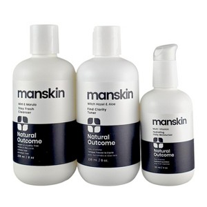 Natural Outcome Man Skin Everday Face Kit - 8 oz - Skincare, Simplified, Sorted - 1 of 4