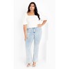 Women's Plus Size Ariella Balloon Sleeves Top - ivory | CITY CHIC - 3 of 4