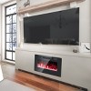 Kismile Ultra-Thin Electric Fireplace, Featuring Low-Noise Operation (Sleep Mode), Supports Built-In Or Wall-Mounted Installation - 2 of 4