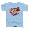 Toddler Boys' Paw Patrol Lots Of Valentine's Day Love With Skye And Chase T-Shirt For Toddler Boys And Girls - 2 of 4