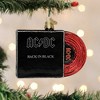 Old World Christmas 3.0 Inch Back In Black Album Cover Ac Dc Rock And Roll Tree Ornaments - 3 of 3