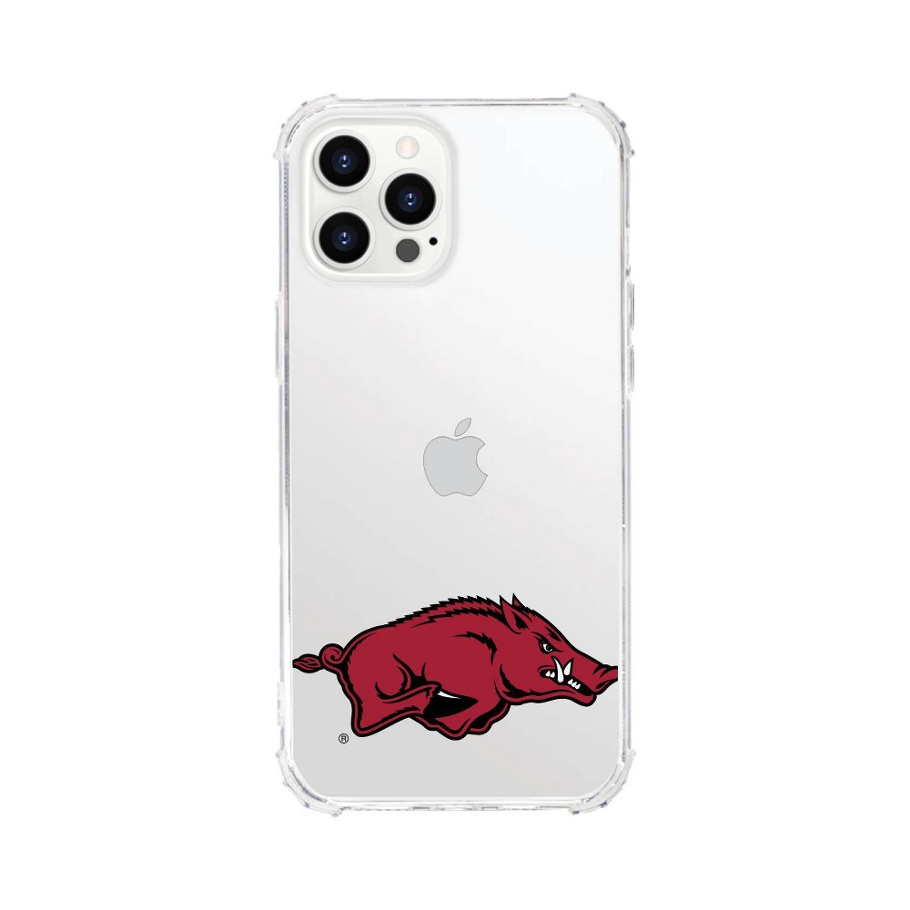 Photos - Other for Mobile NCAA Arkansas Razorbacks Clear Tough Edge Phone Case - iPhone 12/12 Pro