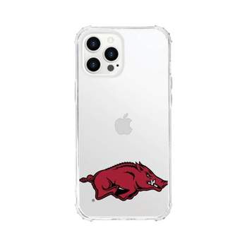 NCAA Arkansas Razorbacks Clear Tough Edge Phone Case - iPhone 12/12 Pro