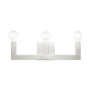Livex Lighting Solna 3 - Light Vanity in  Brushed Nickel - 1 of 1
