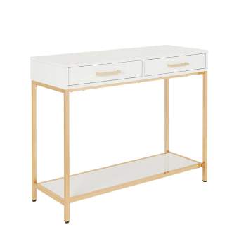 Alios Foyer Table Gold - OSP Home Furnishings