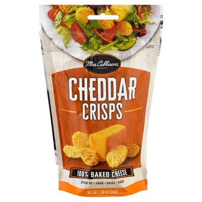 Mrs. Cubbison's Cheddar Baked Cheese Crisps - 1.98oz