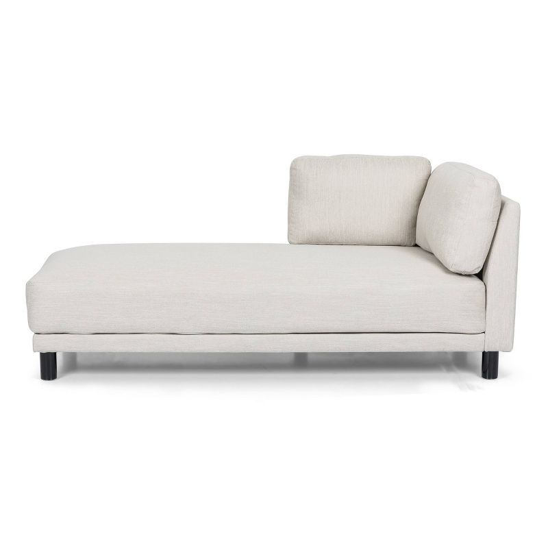 Hyland Contemporary Fabric Upholstered Chaise Lounge - Christopher Knight Home, 6 of 12