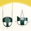 Toddler Bucket Baby Swing, High Back Swing Set, 330lb Capacity , Outdoor Indoor - 3 of 4