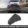 Unique Bargains Car Diffuser Universal Shark Fin Spoilers 4Pcs - 2 of 4