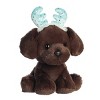 Aurora Small Sydney Choco Lab Holiday Festive Stuffed Animal Brown 8.5" - 2 of 4