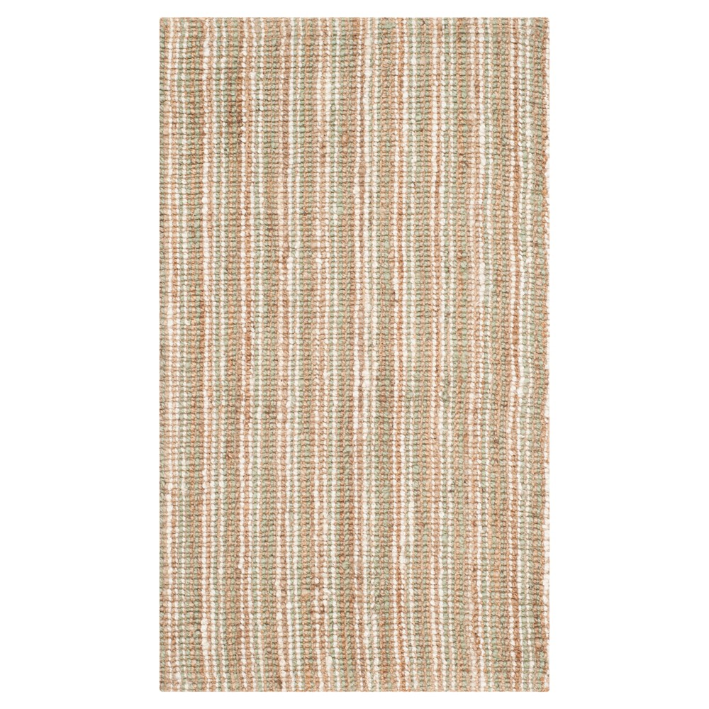 3'x5' Serena Natural Fiber Accent Rug Sage/Natural - Safavieh