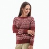 Old Ranch Brands Women's Sylva Nordic Sweater - Zinfandel, Size X Large - 4 of 4