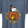 Women's - Peanuts - Gobble Gobble Short Sleeve Graphic T-Shirt - 2 of 4