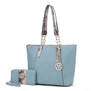 MKF Collection Ximena Women’s Tote Bag with matching Wristlet Wallet by Mia K - 1 of 4