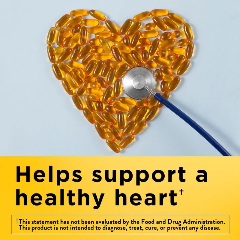 Nature Made Fish Oil Supplements 1200 mg Omega 3 Supplements for Healthy Heart Support Softgels, 5 of 14