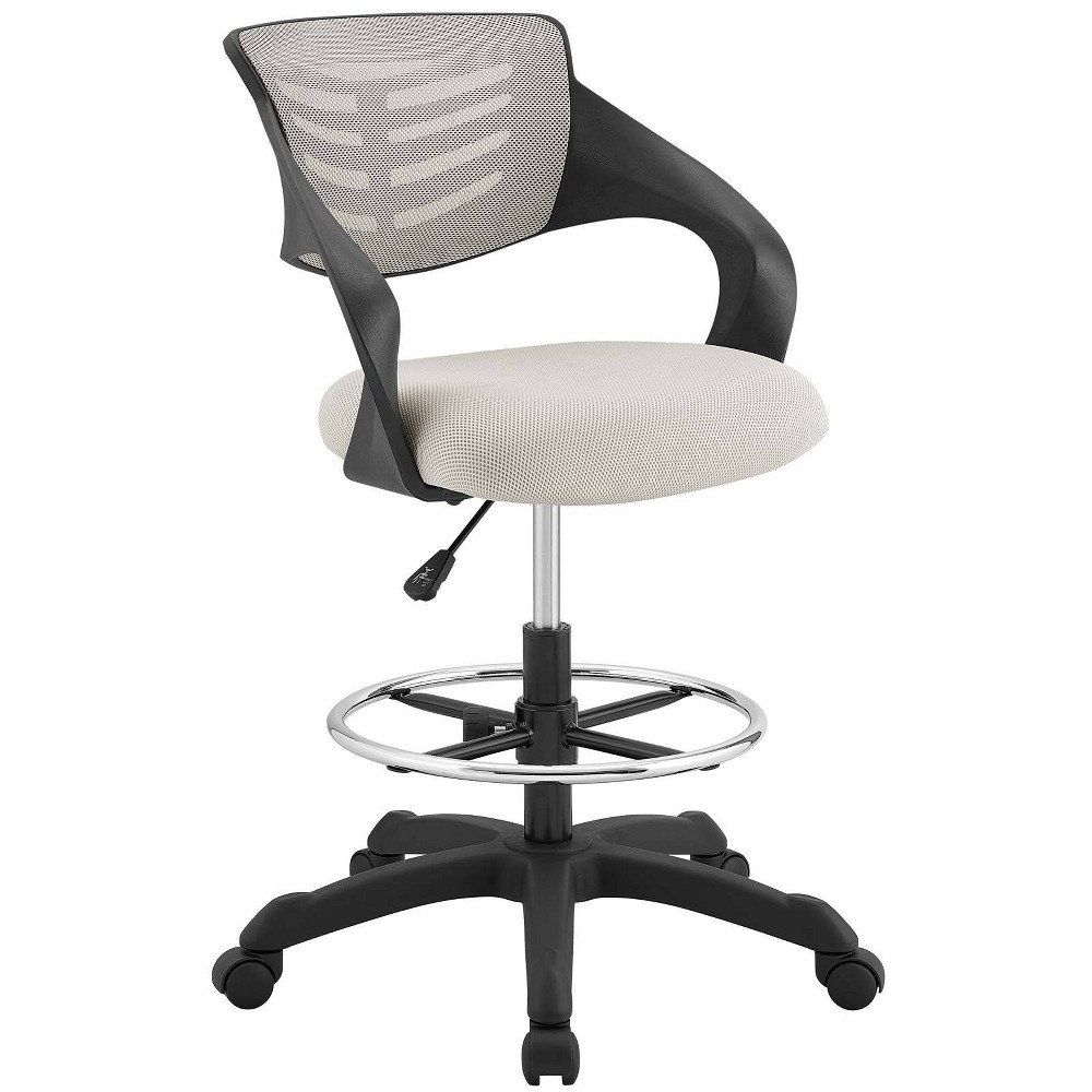 Photos - Computer Chair Modway Thrive Mesh Drafting Chair Gray  