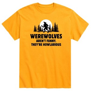 Men's - Instant Message - Werewolves Arent Funny Short Sleeve Graphic T-Shirt - 1 of 4