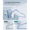 SONGMICS Velvet Hangers Non-Slip Clothes Hangers Pants Bar Space-Saving - 3 of 4
