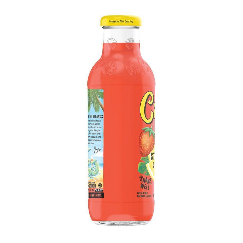 Calypso Strawberry Lemonade - 16 fl oz Glass Bottle, 3 of 5