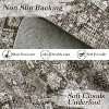 Large Area Rug Rugs for Living Room Non Slip Vintage Washable Rug Ultra-Thin Indoor Retro Medallion Accent Carpet Low Pile Foldable Floor Mat - 3 of 4