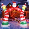 FURNIinspire Decorative Holiday Scene Props Christmas Inflatable Archway Santa Claus Arch, Blow Up Yard Decoration, Multicolored, 39.4"*106.3"*122" - 4 of 4