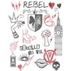 Juniors Womens Cruella Rebel Icons T-Shirt - 2 of 4