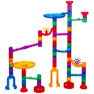 Edushape Transparent Marble Run - 48 Piece