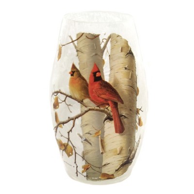 Stony Creek 7.25 In Fall Cardinal Pre-Lit Med Vase James Hautman Novelty Sculpture Lights