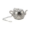 Unique Bargains Tea Infuser Tea Egg Design Infuser Traditional Style Hand Wash Stainless Steel Silver Tone 1Pcs - 3 of 4