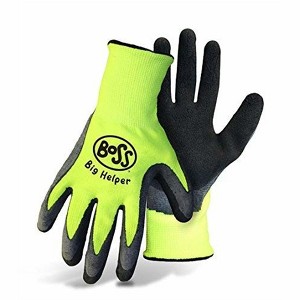 BOSS Kid's Big Helper High Visibility Nylon Knit Latex Palm - 1 of 1