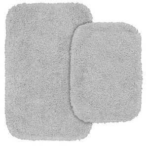 2pc Serendipity Shaggy Washable Nylon Bath Rug Set - Garland - 1 of 4