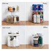 LunaLulinlk 2 Tier Lazy Susan Turntable Spice Rack Organizer for Kitchen Cabinet, Decorative Trays for Cupboard, Pantry - 4 of 4